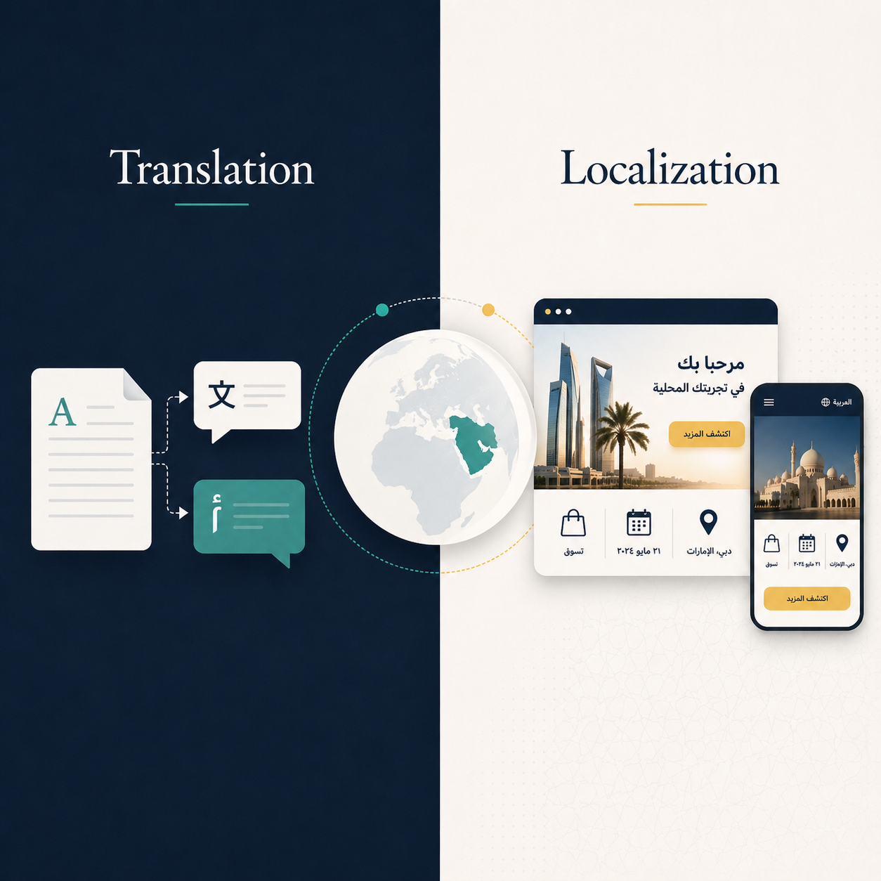 Translation vs. Localization:    What’s the Difference?