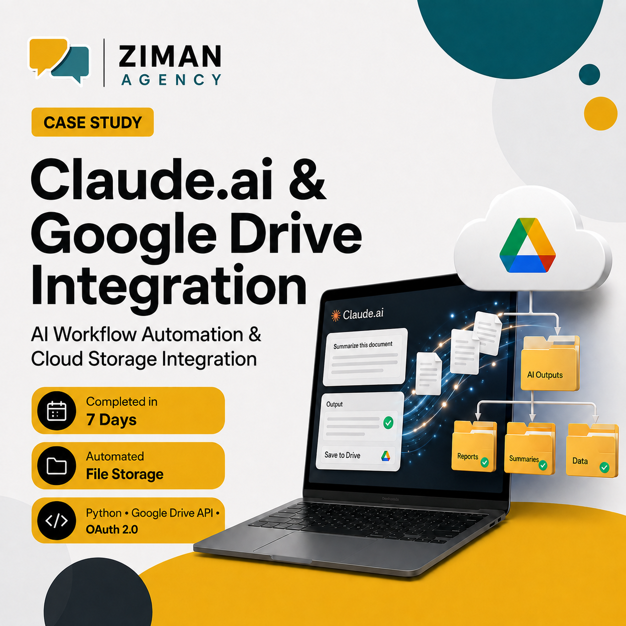 Claude AI & Google Drive Workflow Integration