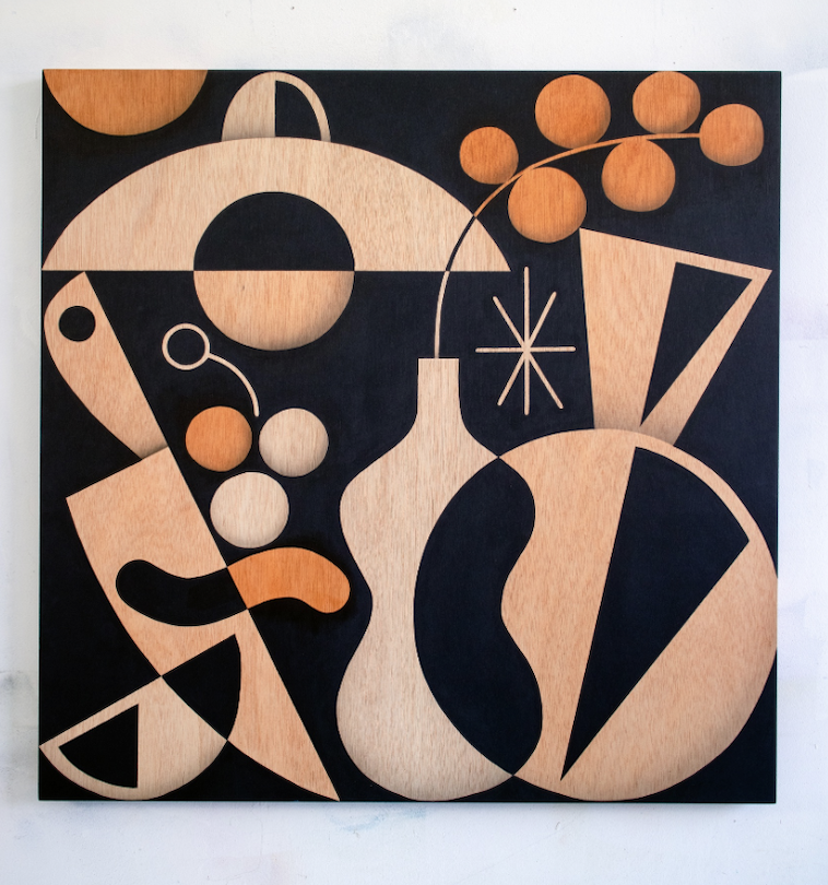 Sunny Morning I, 2024, 100cm x 100cm, Acrylic on Wood, €7,600