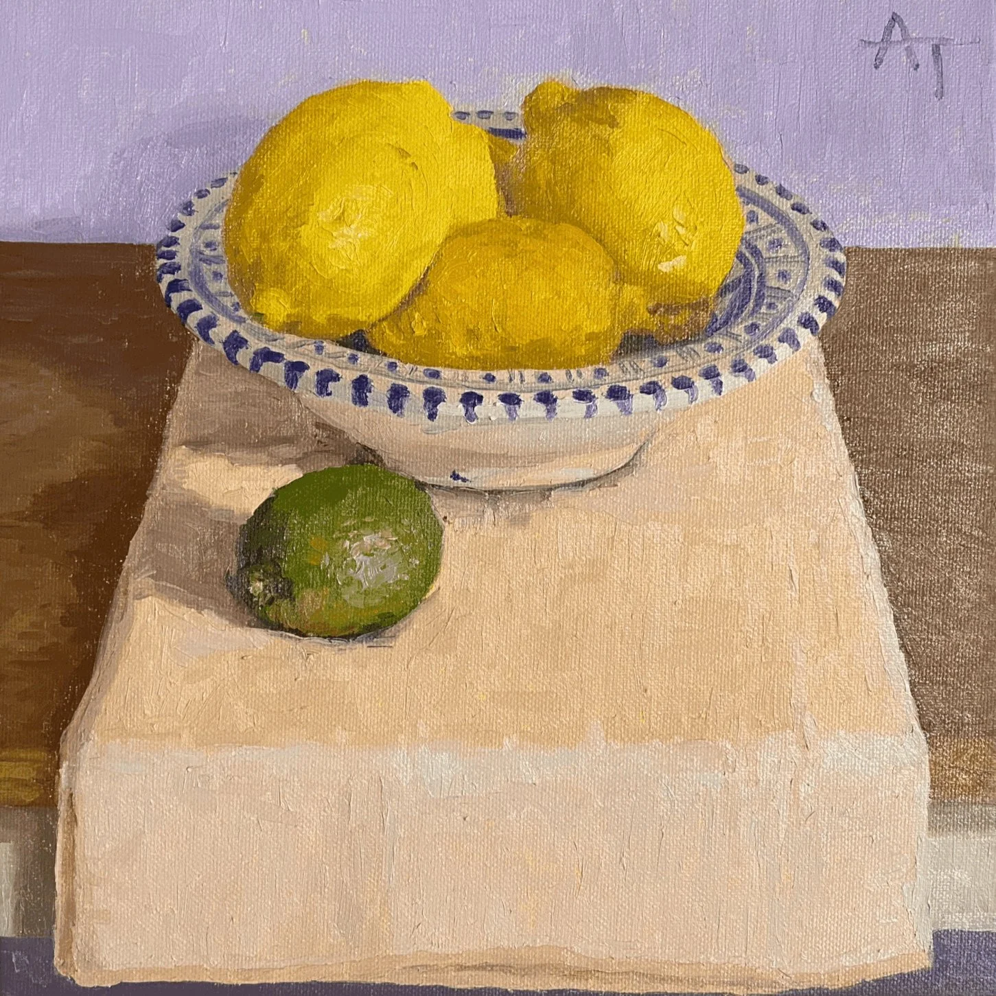 Lemons and Lime, Original Painting