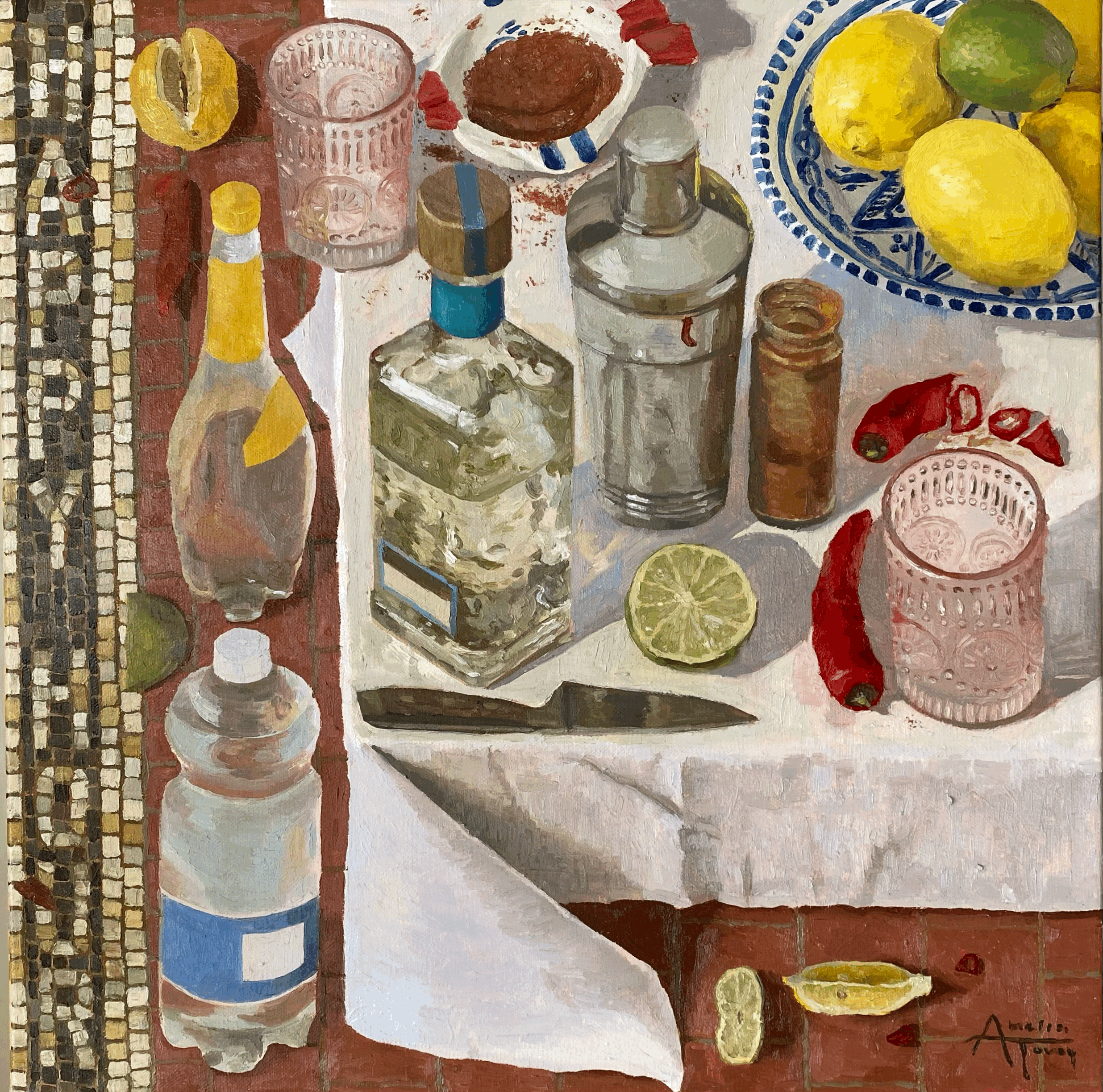 Happy Hour, Original Painting