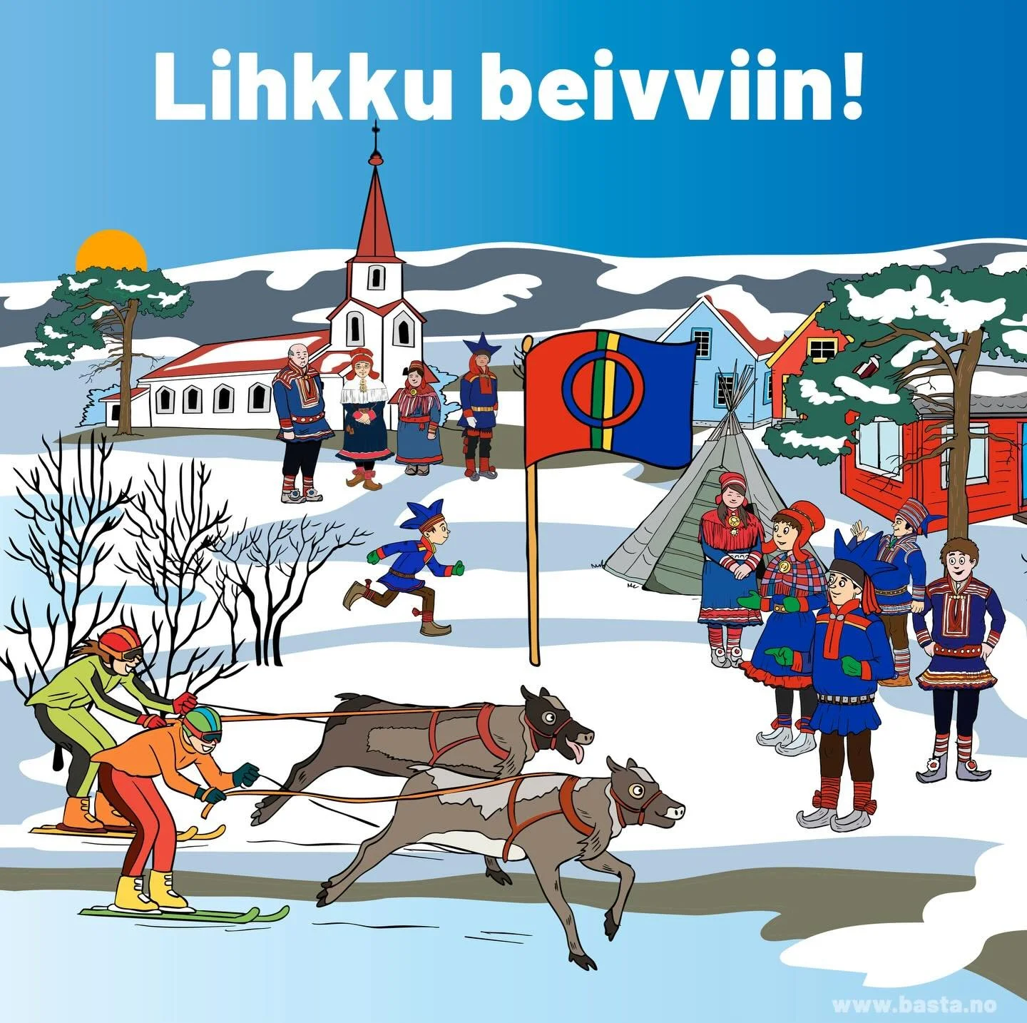 Vi &oslash;nsker Lihkku beivviin!!!
#samenesnasjonaldag #lihkkubeivviin #nasjonaldag #s&aacute;pmi #davvigirji