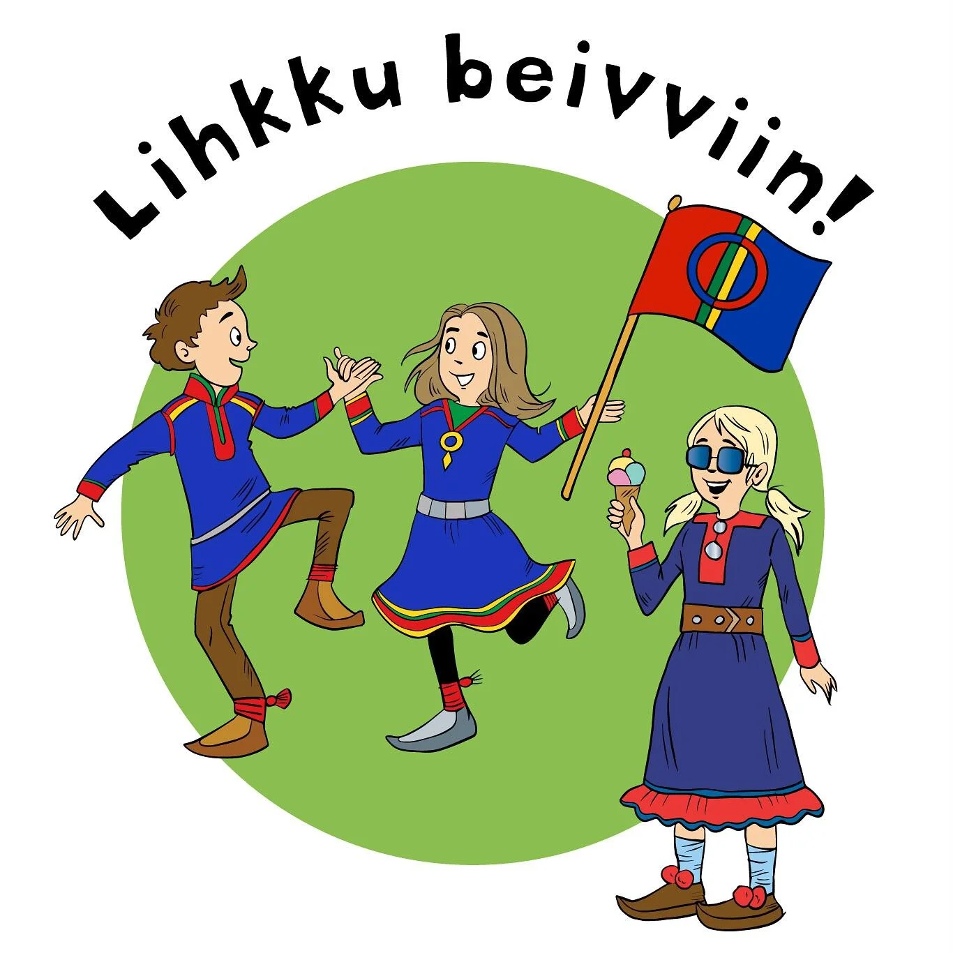 Gratulerer med dagen! 
#samenesnasjonaldag #lihkkubeivviin