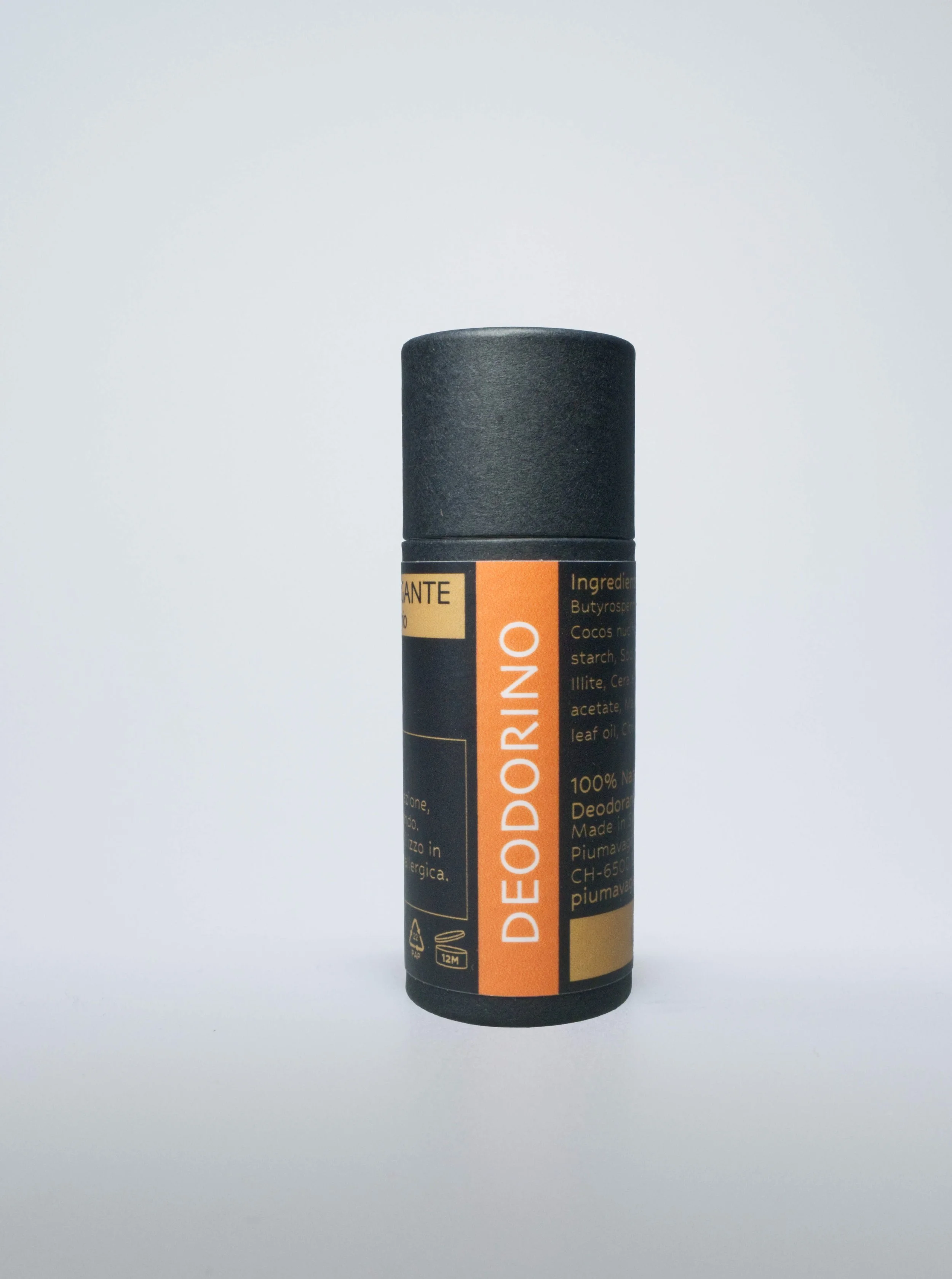 piuma vagante naturale equilibrio deodorante stick mandarino e tea tree