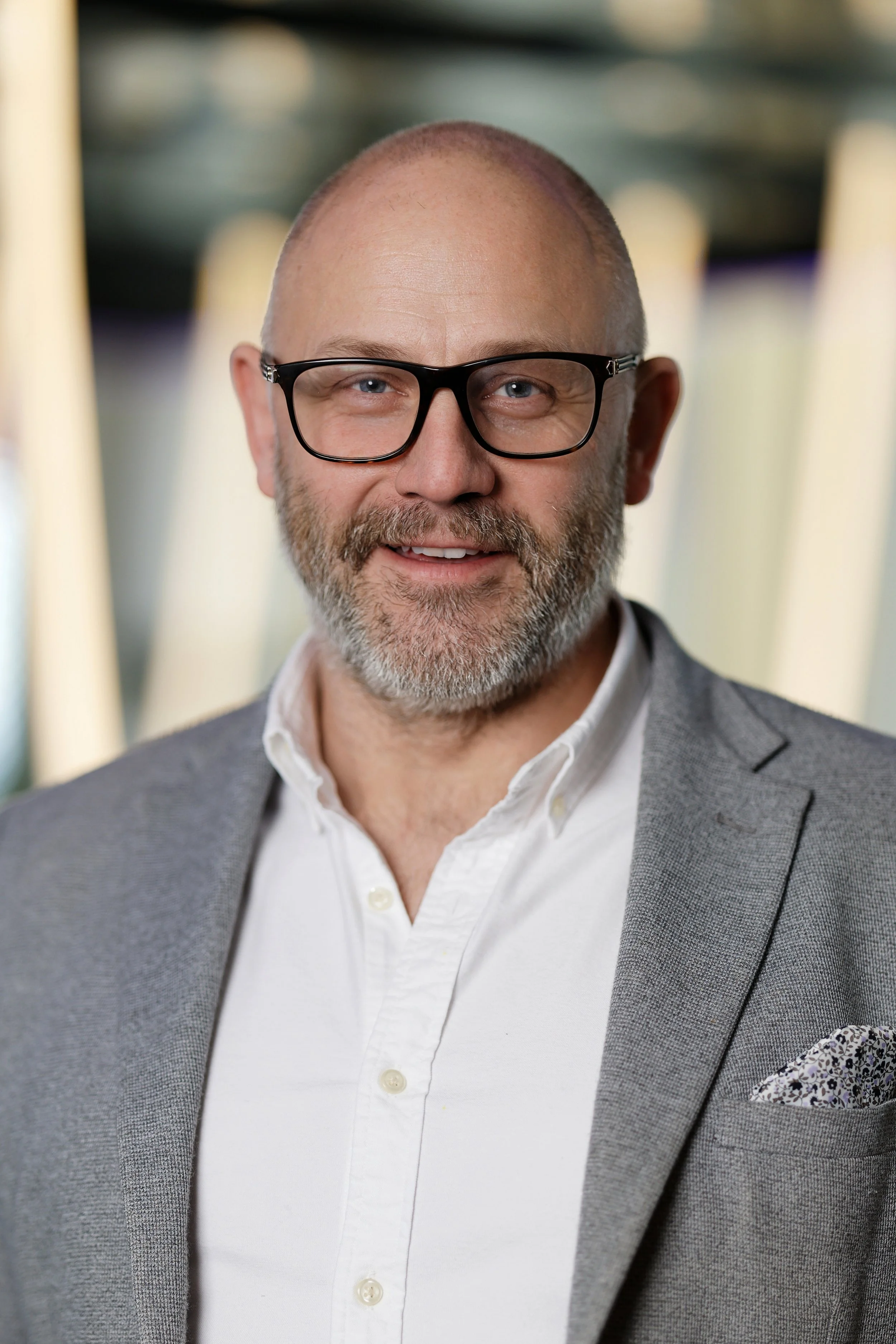 Portrait corporate homme dirigeant Genève Alain Grivel