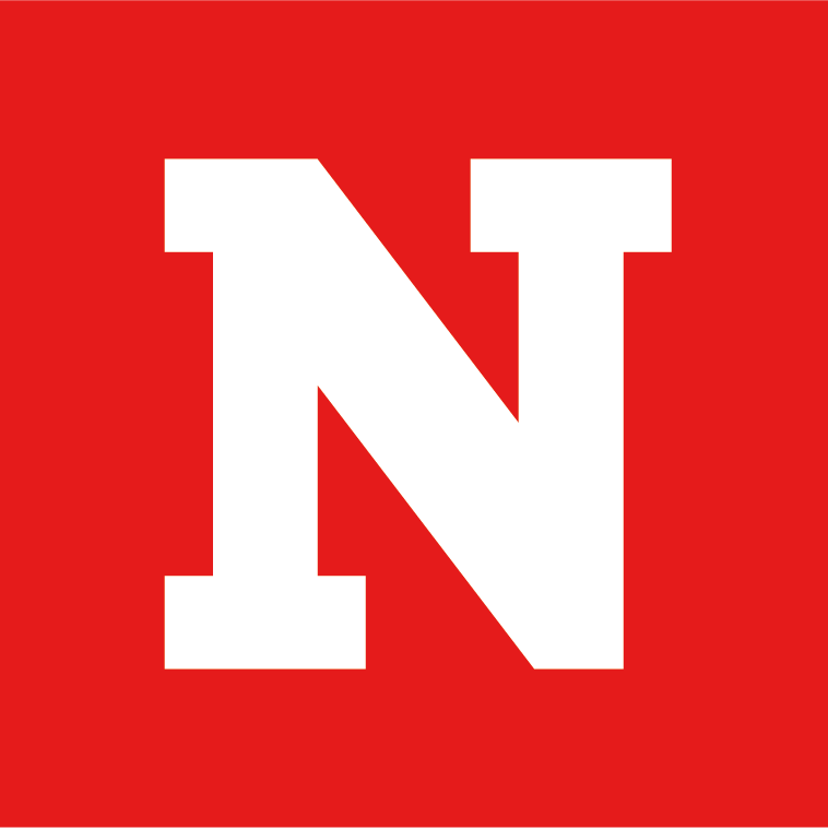 Red background with a large white block letter 'N' in the center, representing the Netflix logo.