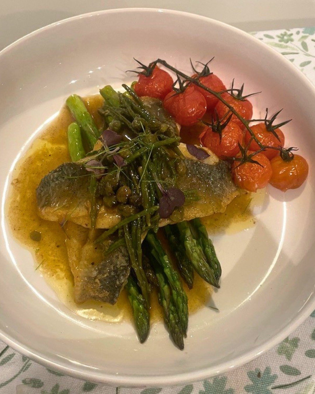 From whole fish to this 

This was cooked by a 15-year-old GCSE Food &amp; Nutrition student&hellip; Sea Bass fillets in a Beurre Blanc sauce.And this wasn&rsquo;t the only dish. In 3 hours he also made: a sausage plait with homemade puff pastry and 