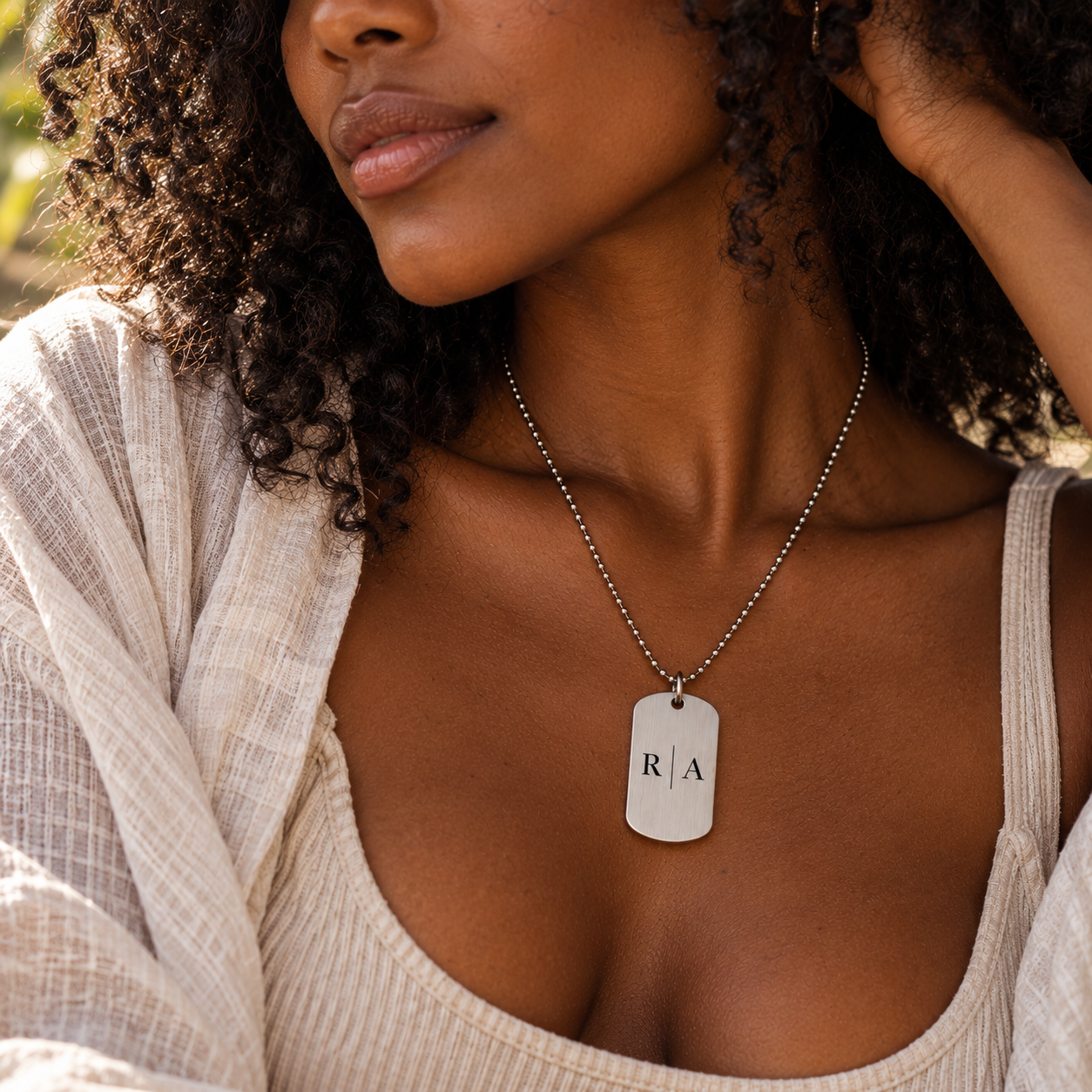 Dog- tag: Monogram / Initials