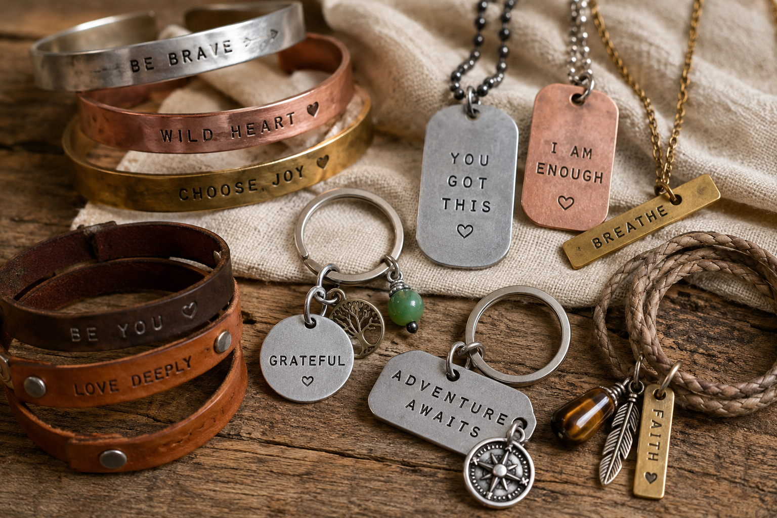 Hand Stamped Jewelry