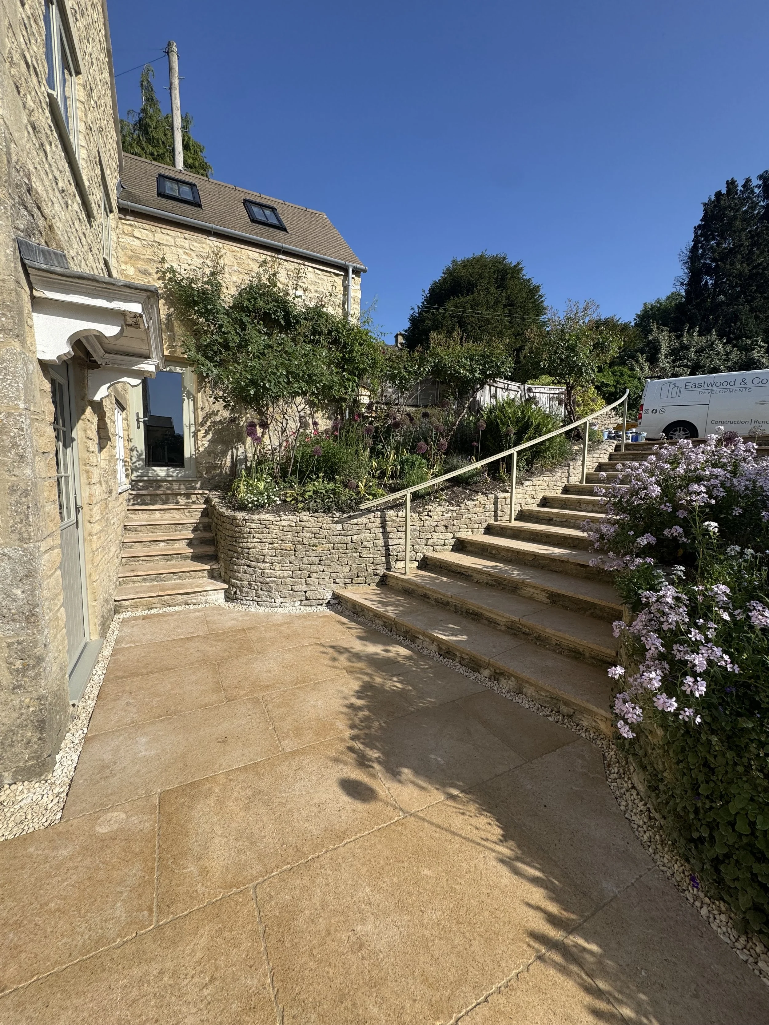 Premium residential landscaping project in the Cotswolds