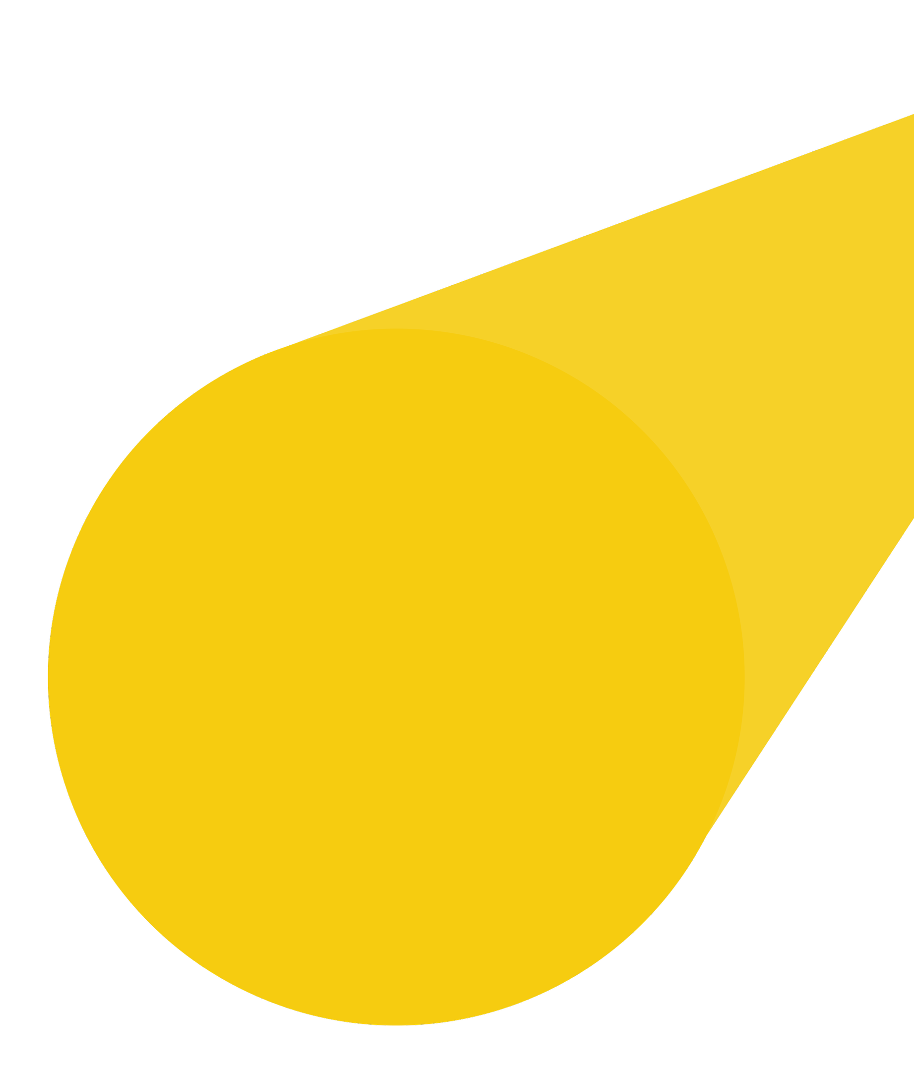 Yellow cut off spotlight coming from the upper right corner