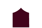 A simple black icon of a house with a pointed roof and a chimney.