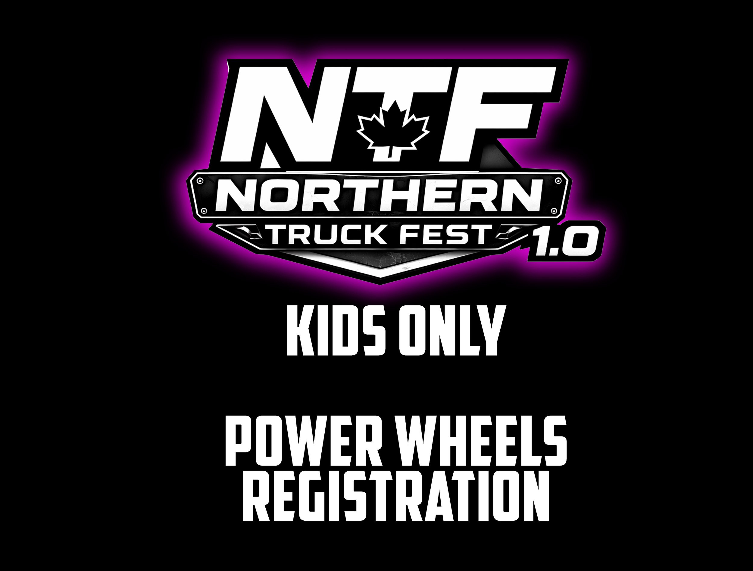 Kids Only! Power Wheels Registration