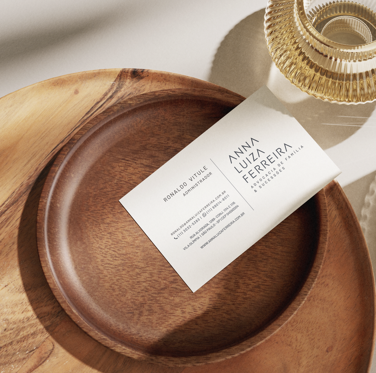 business card for lawyer firm done by logo design
