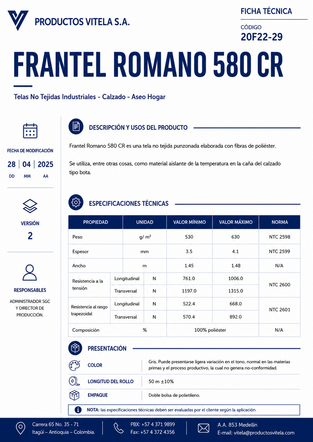 Ficha técnica Frantel Romano 580 CR.png