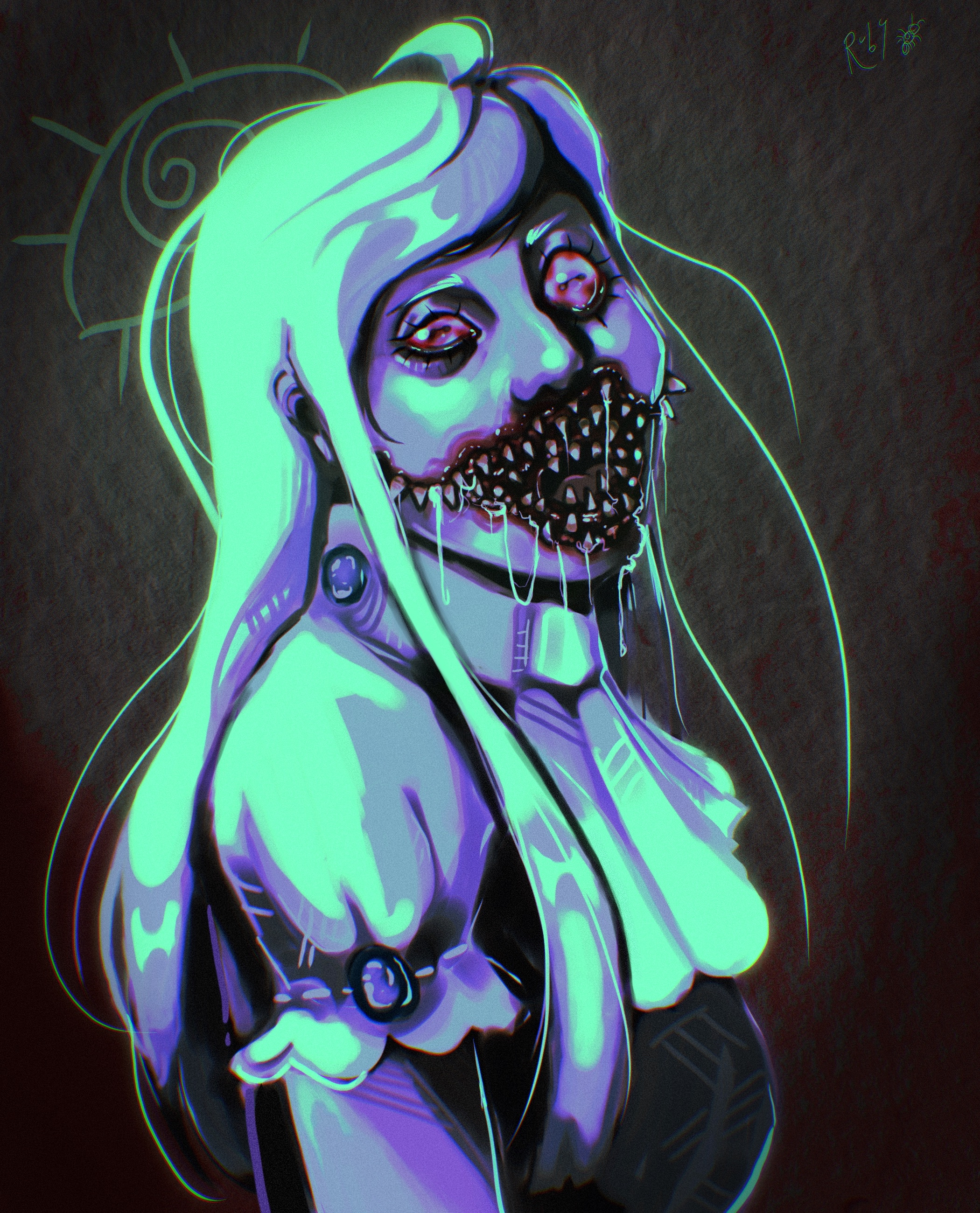 Woman of Many Teeth
(digital illustration, procreate) 