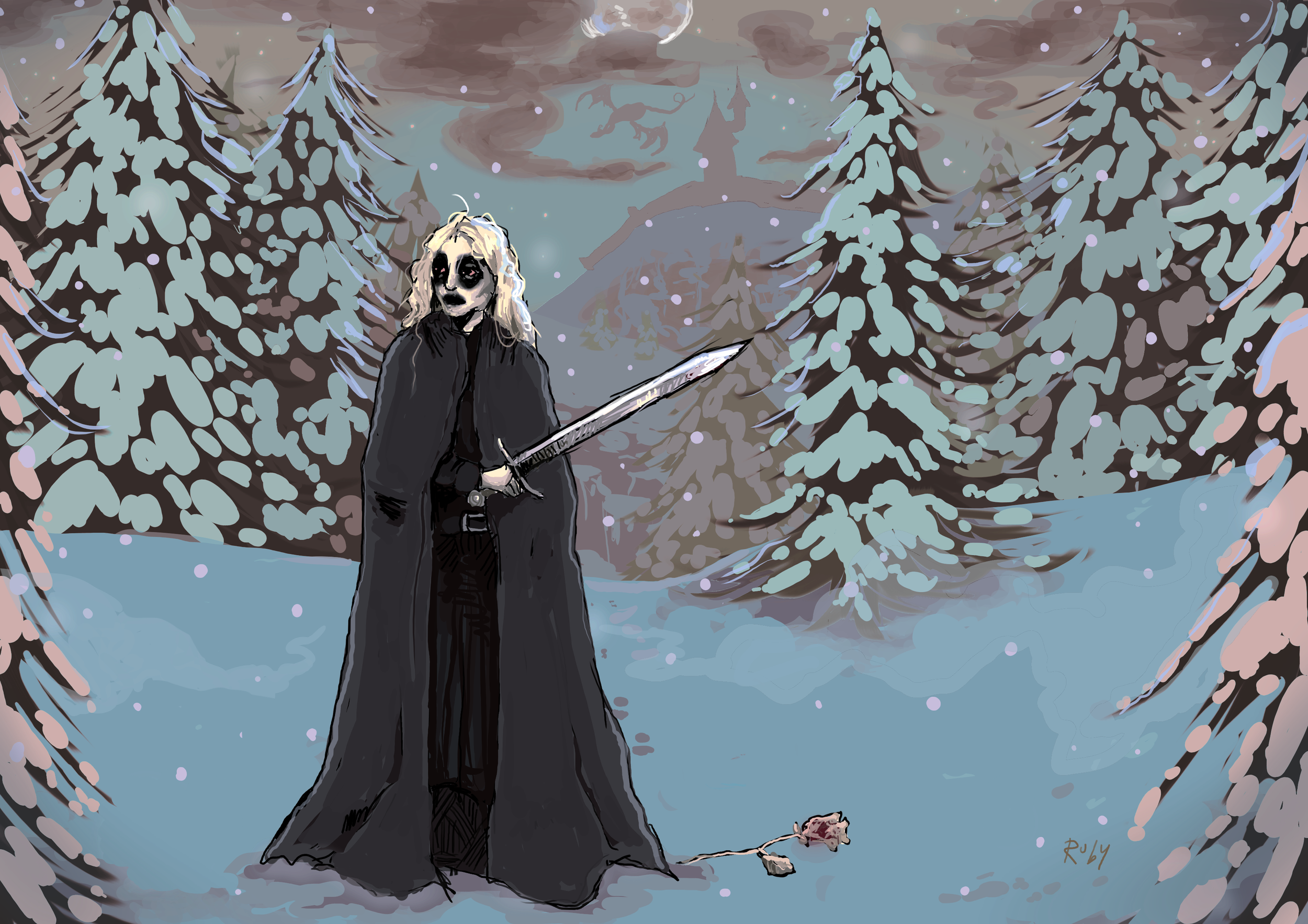Këkht Aräkh (digital illustration, procreate) 