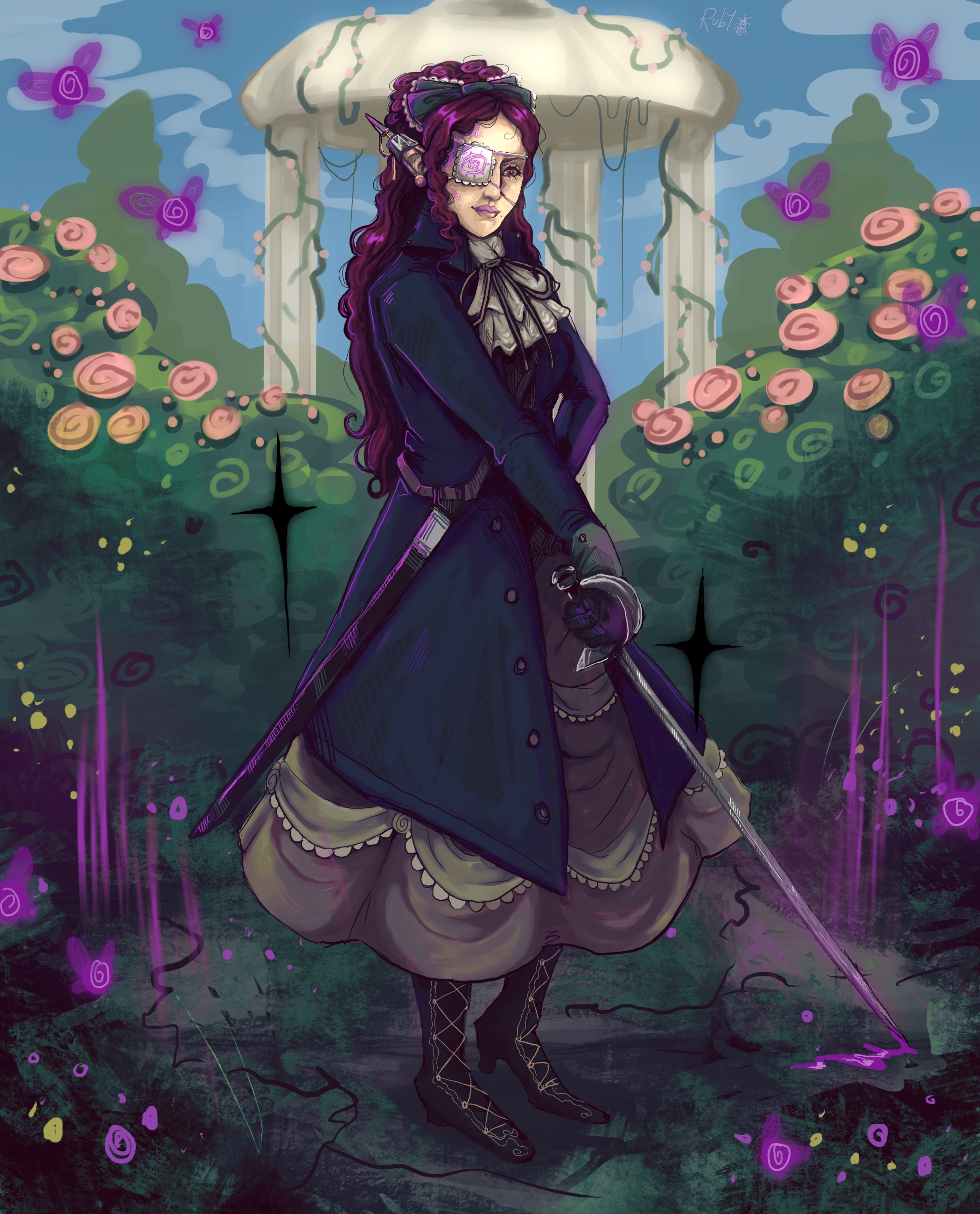 Original Character commission (digital) 