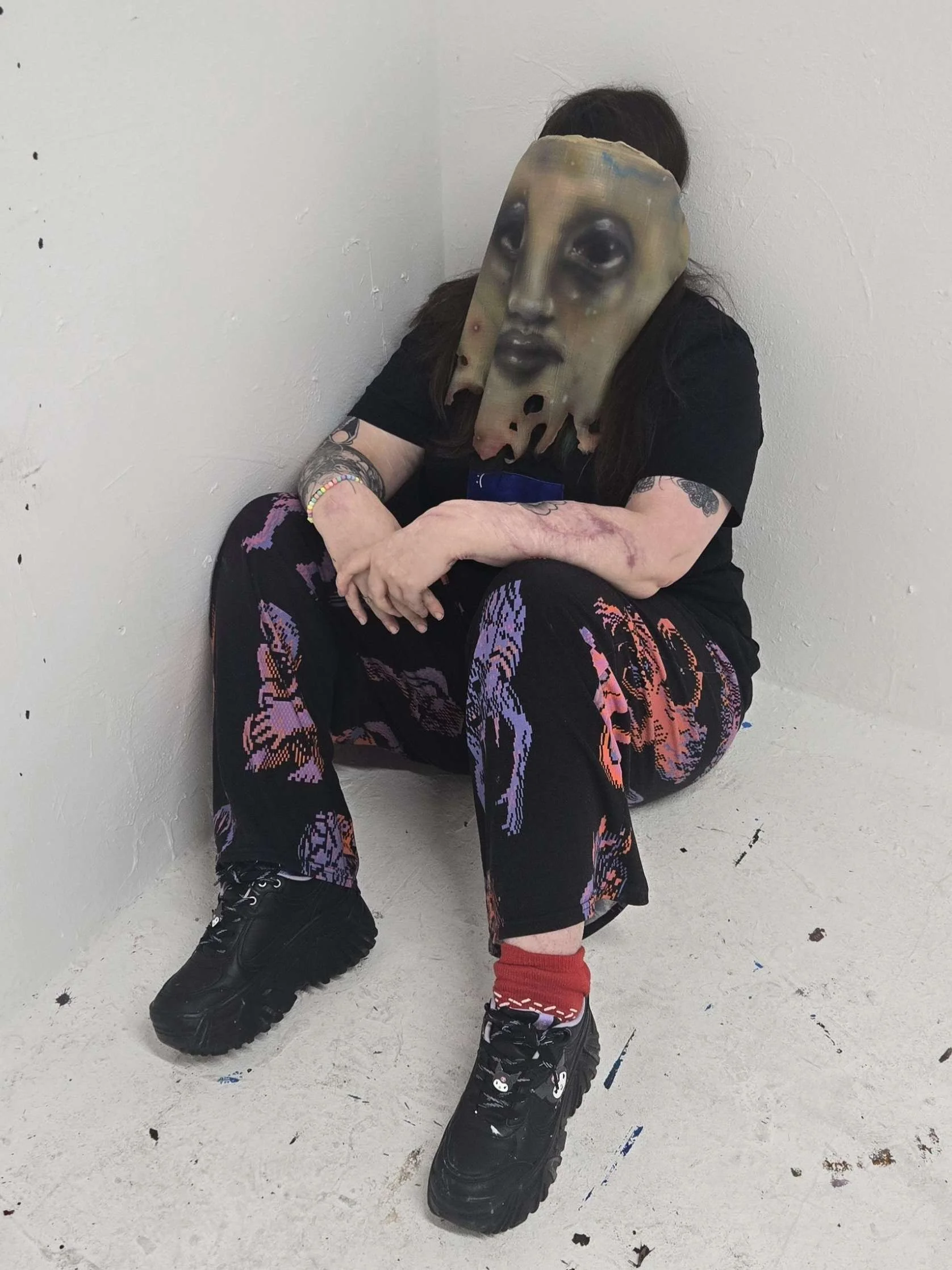Yes I Feel Fine (liquid latex, airbrush, me)