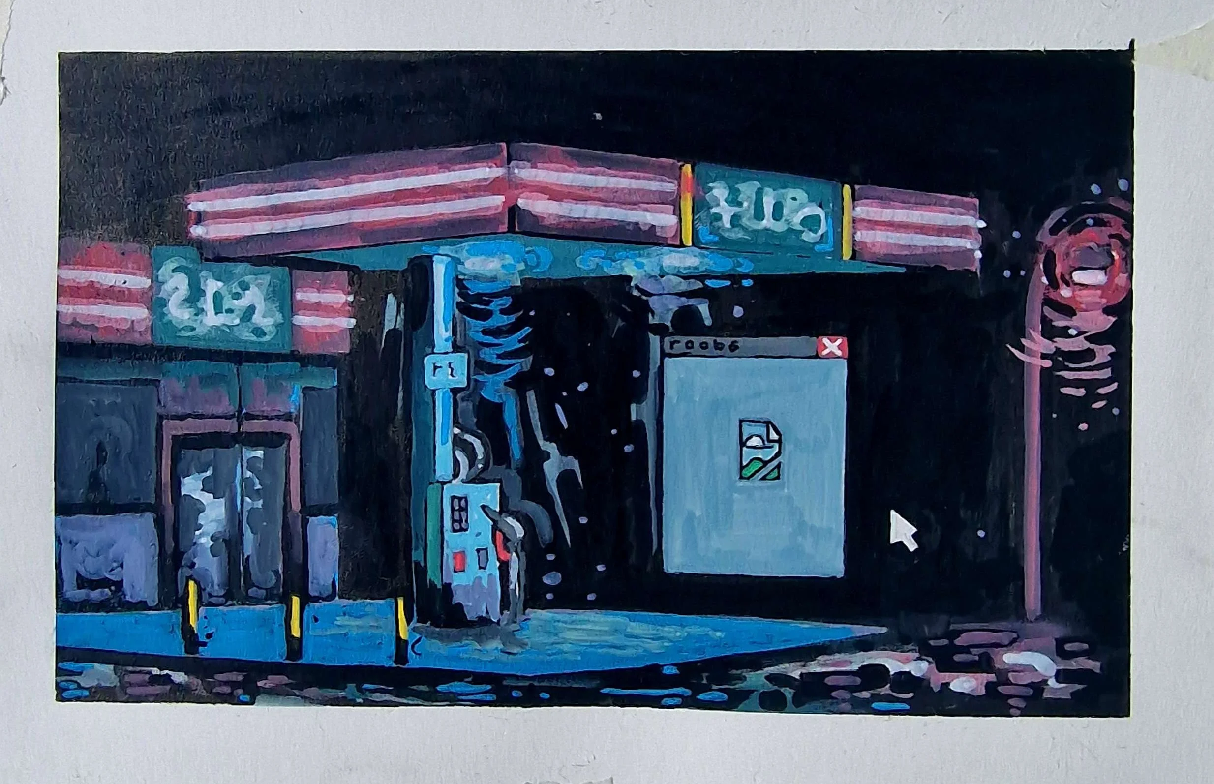 Liminal (acrylic markers on paper)