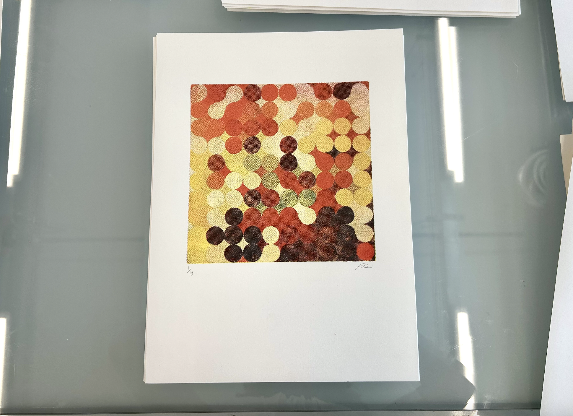 'A Bowl of Grapes' CMYK screenprint 
- 28x38cm
-£20