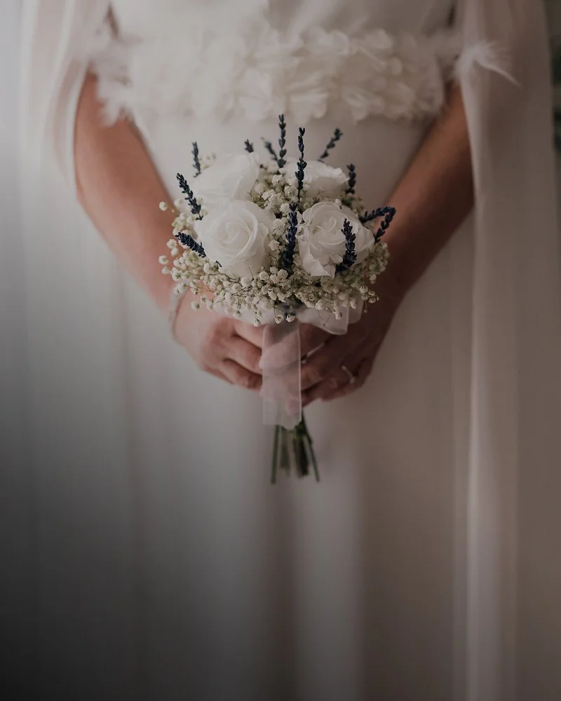 Ramo de novia durante una boda en Murcia