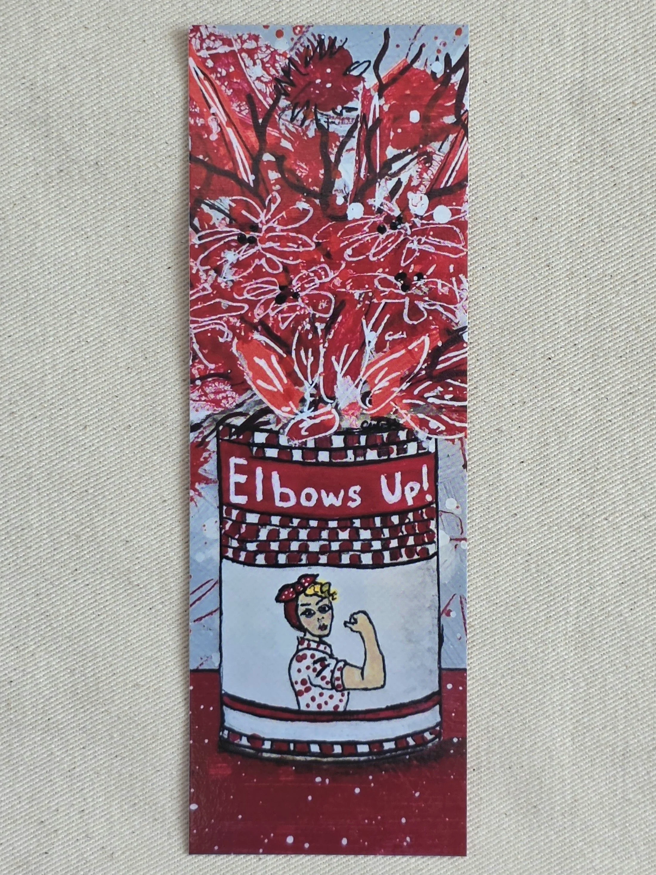 Elbows Up! Bookmark