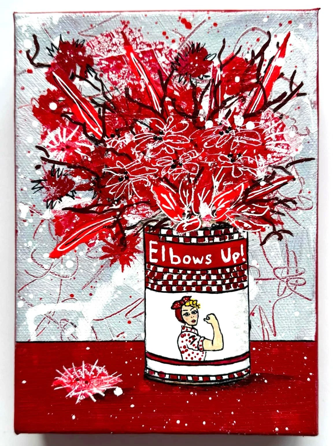 Elbows Up! *SOLD* at Argyle Fine Art