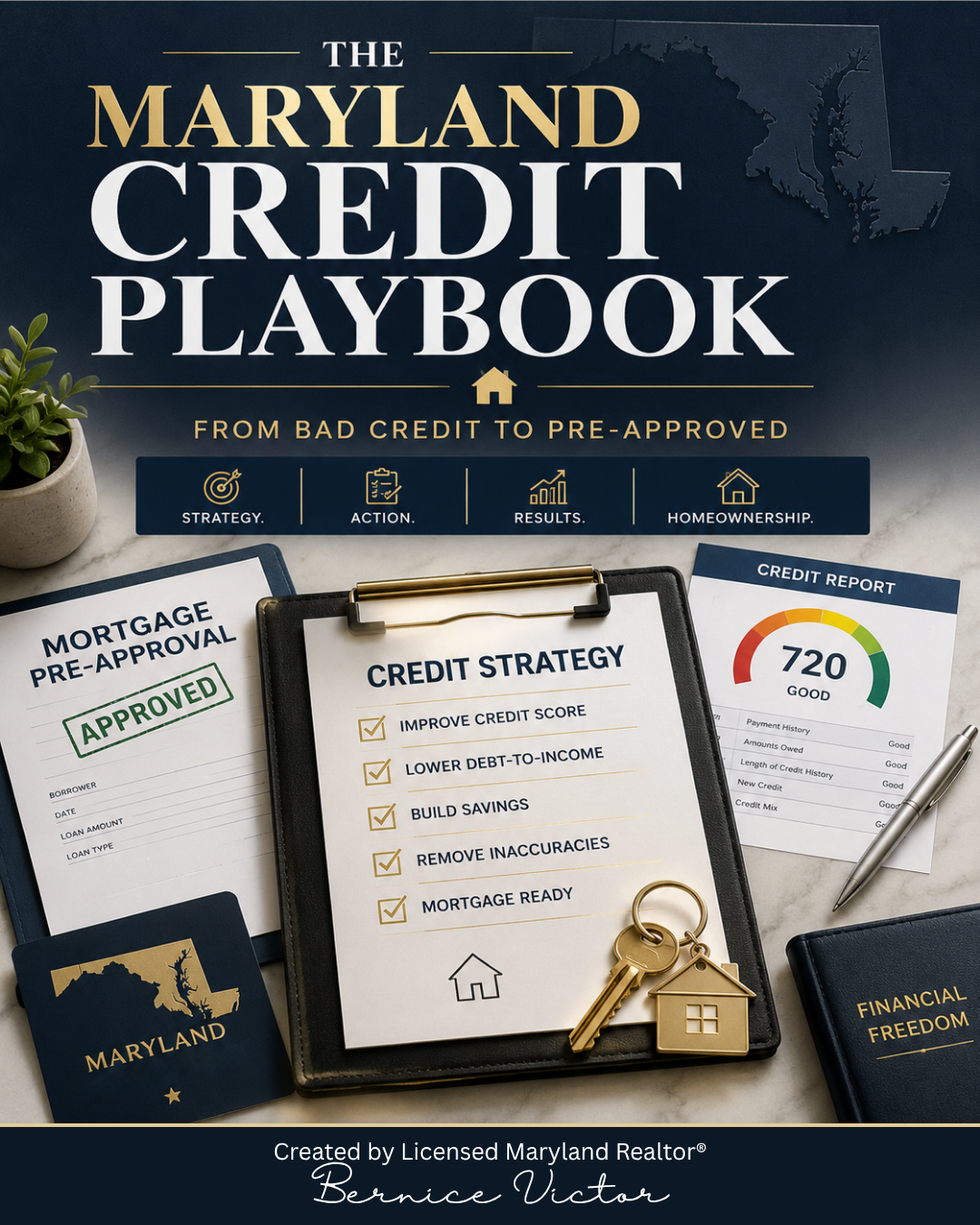 The Maryland Credit Playbook: From Bad Credit to Pre-Approved (Master Edition)