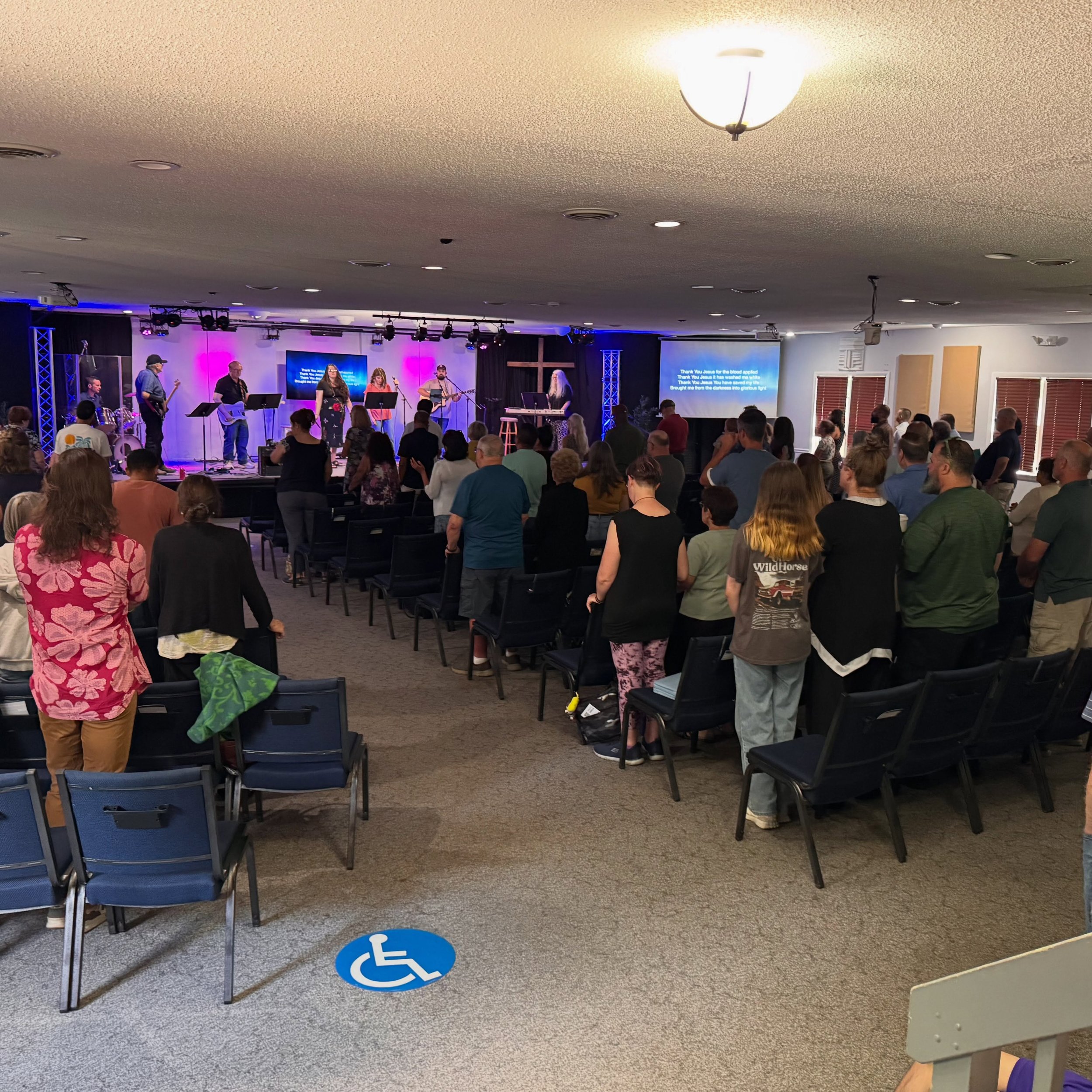&ldquo;For where two or three gather in my name, there I am with them.&rdquo; 

Consider this your invitation to join us:

&bull;Saturdays at 5:00pm
&bull;Sundays at 9:00am &amp; 10:30am