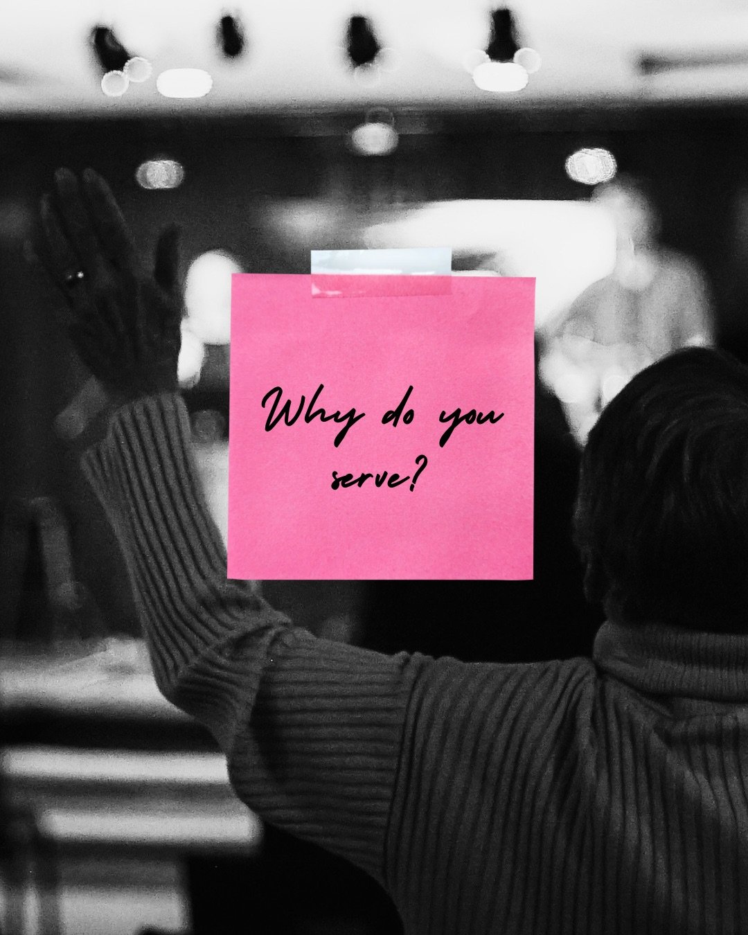 We asked some of our volunteers a simple question: Why do you serve?
The responses were all a little different, but each one reflects a heart to be part of something bigger than ourselves. Jesus has gifted each one of us uniquely. What a blessing it 