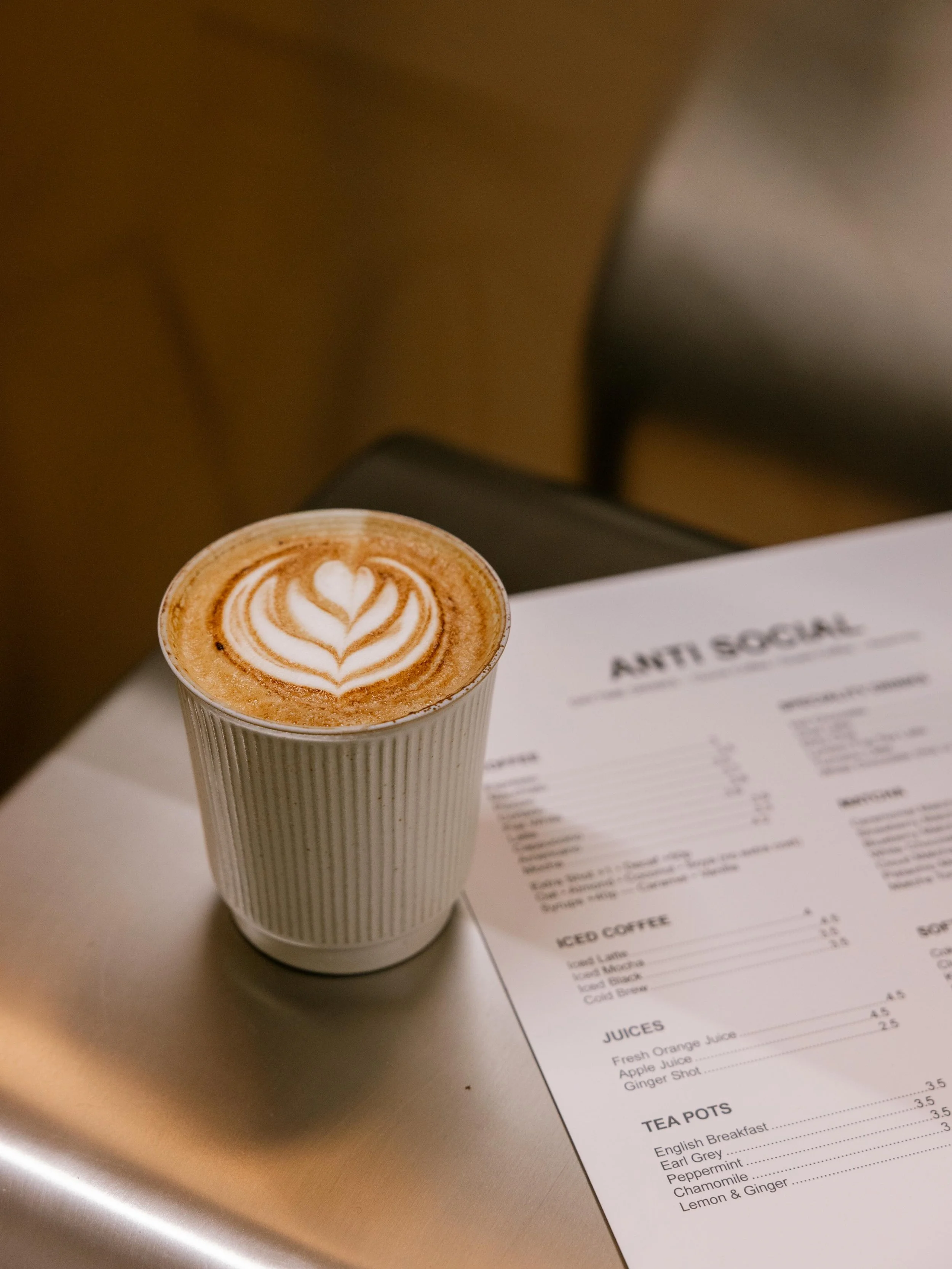 ☕️ Come in, warm up, and stay a while.

Home to some of London&rsquo;s best coffee, our cappuccinos are crafted with care, perfectly textured milk, and specialty beans roasted to bring out every flavour.

Whether you&rsquo;re starting your day, takin