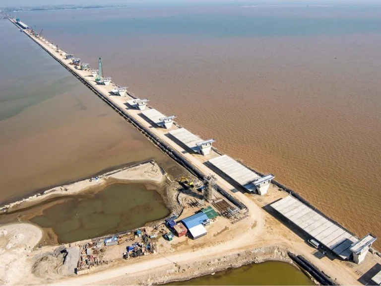 Dự án Cầu Tân Vũ Lạch Huyện - 22km Ống địa kỹ thuật Geotube