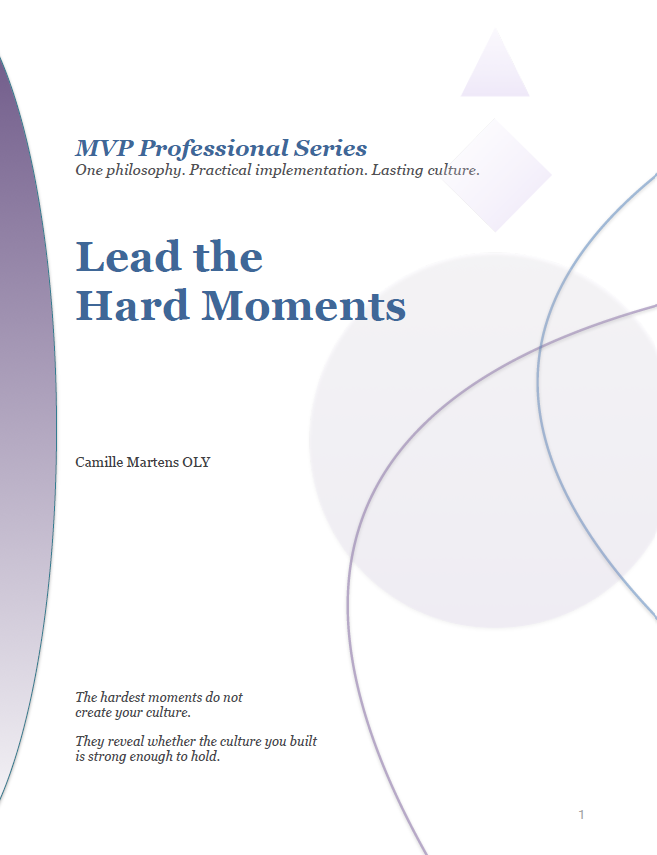 04 Lead The Hard Moments - Remaining true to your values when leadership is tested - MVP Professional Series Collection