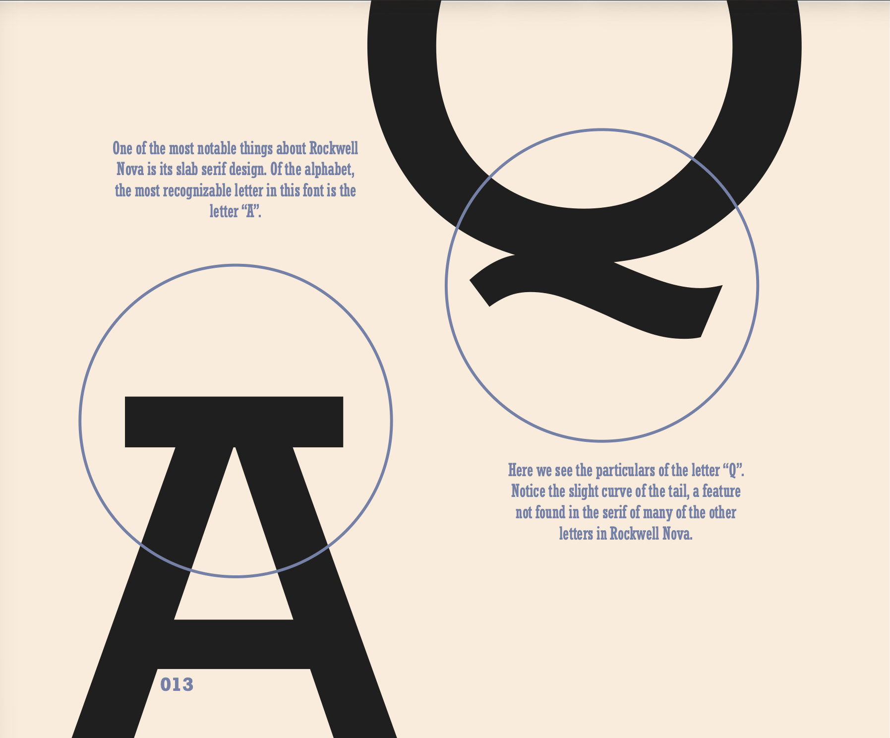Page 13: Rockwell Nova typeface specimen book