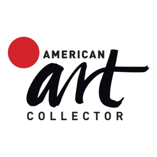 Logo with a red circle to the left and the words 'American Art Collector' in black text.