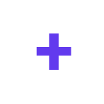 Blue plus sign icon