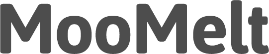 The text 'MooMelt' in large, bold letters.