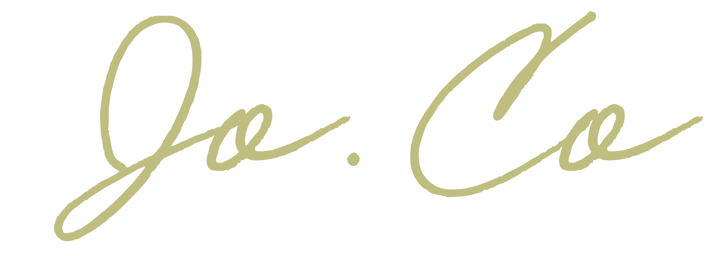 Stylized handwritten text reading 'She. one' in a muted green color on a black background.
