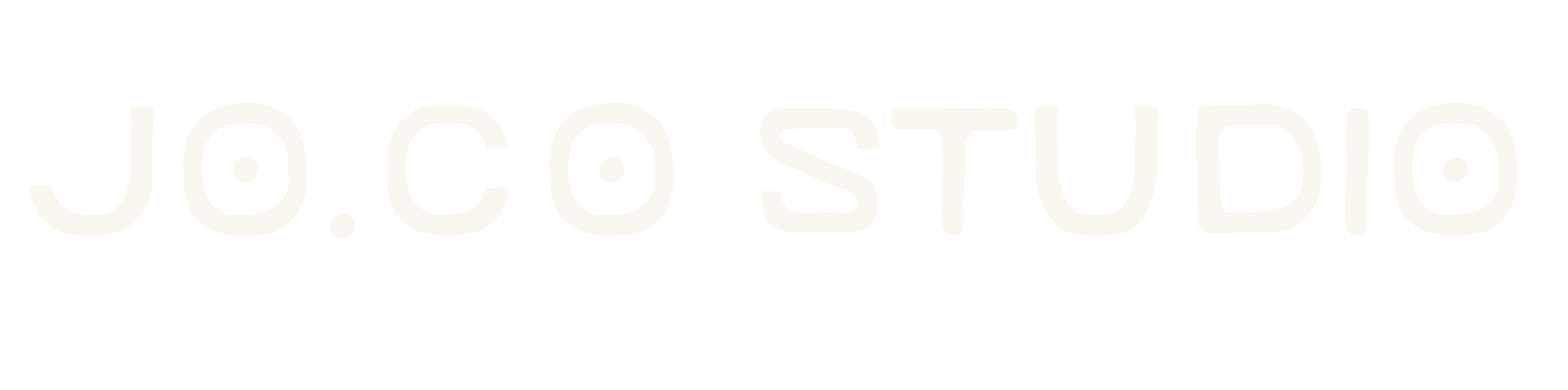 Logo with stylized text 'JO.CO STUDIO' in black and white.