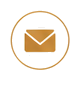 Envelope icon inside a circle