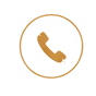 Visit Wild Wales with Emily Coates. Icon of a phone receiver in a circular background.
