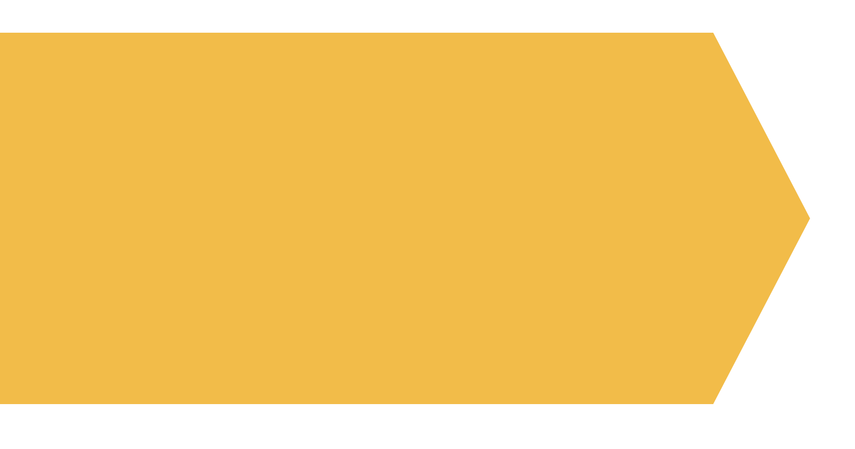 A large yellow arrow pointing to the right with a black border on a black background.