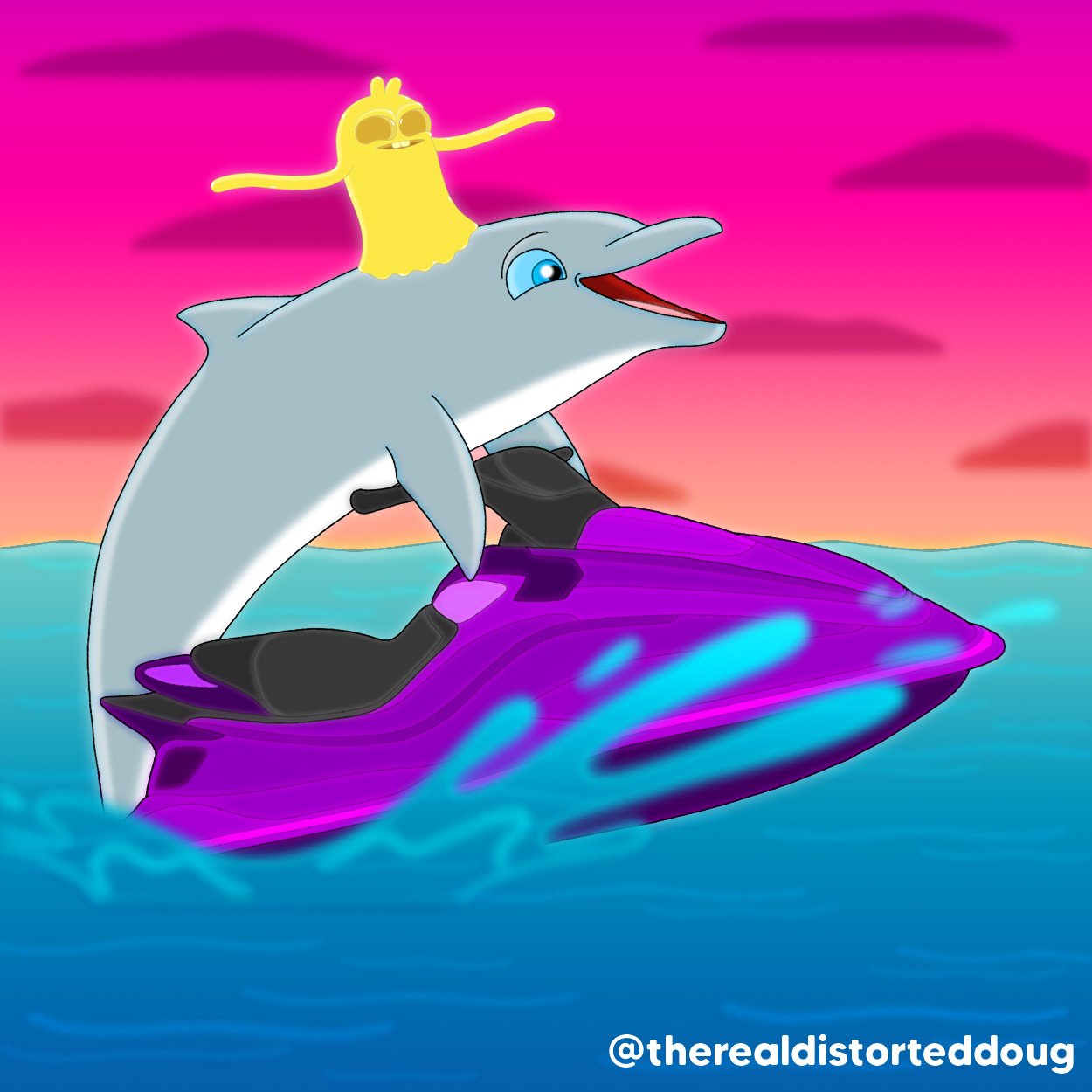 Christmas Day 1 (A dolphin on a jetski).jpg