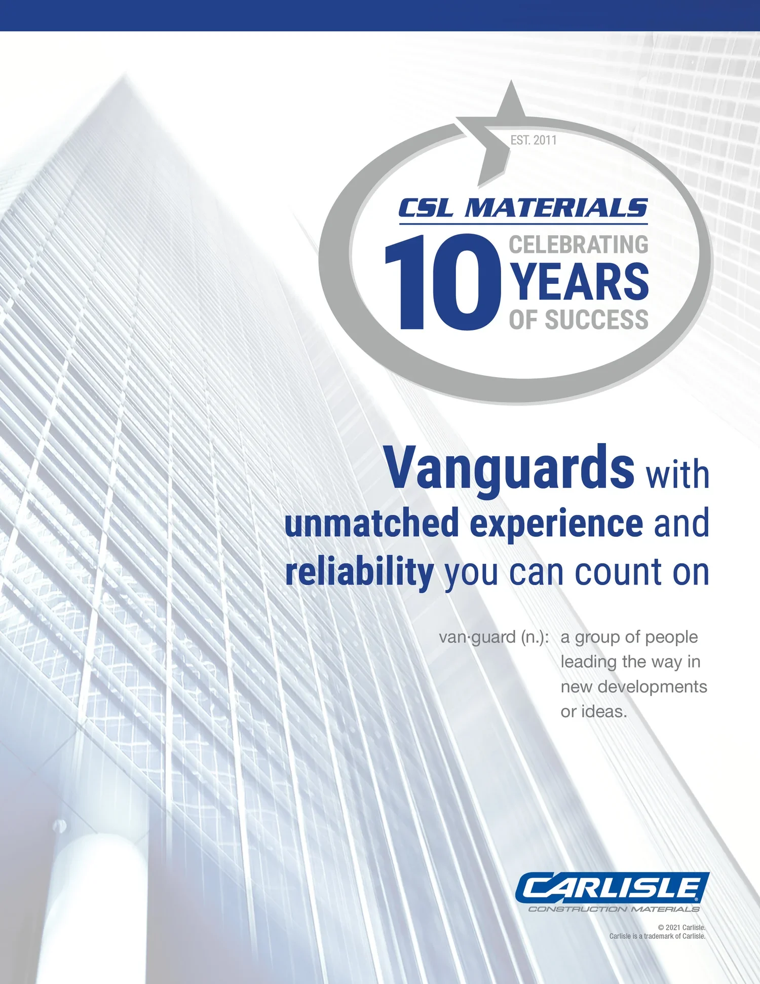 CSL Materials Celebrates 10 Years