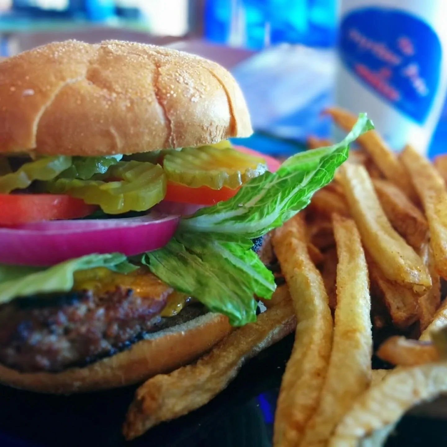 Mesquite Grilled Hamburger