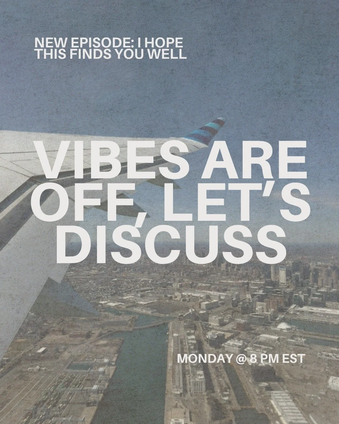 What are the vibes, and why are they off? 

Find out tonight at 8 PM EST. 😉

#PostGradLife #LifeInYour20s #WellnessPodcast #StorytellingPodcast #GrowingUpOnline