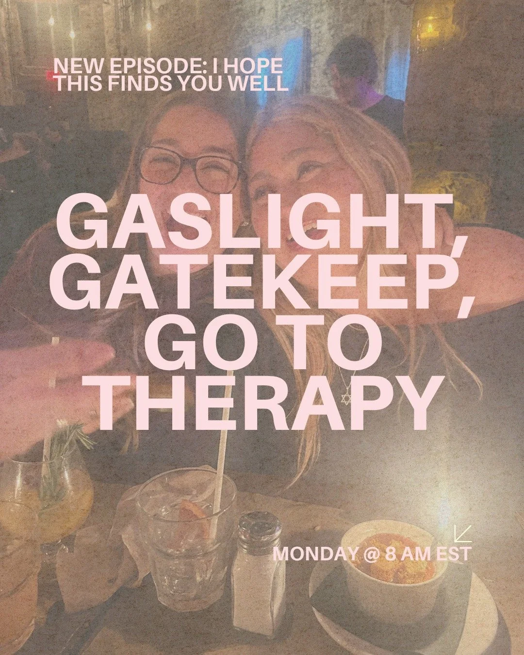 new plan: gaslight, gatekeep, GO TO THERAPY 

 listen now.

#LifeInYour20s #PostGradLife #PersonalBranding #ContentCreation #Podcast