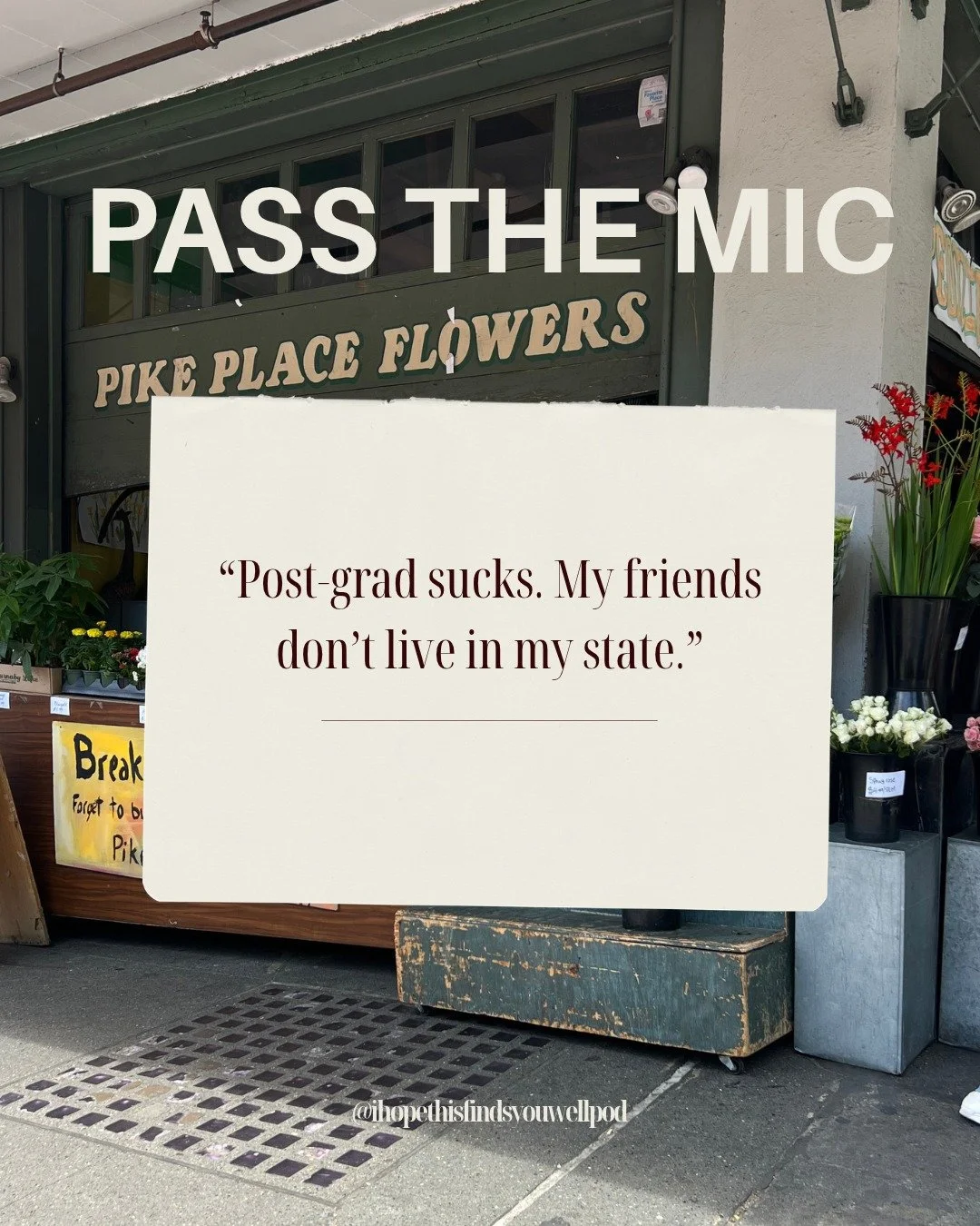 Who else felt this one😞

#passthemic #podcastquotes #ihopethisfindsyouwell #postgradhumor  #20something