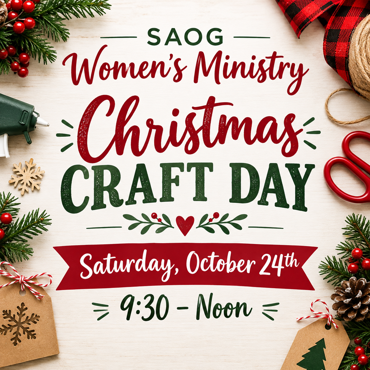 Women's Ministry Christmas Crafts